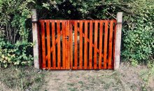 Unser neues Gartentor